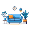 Aura Tiles For LIVING ROOM